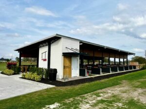 Optimal practice opportunities in the custom commercial pole barn at Southern Dunes Golf and Country Club.